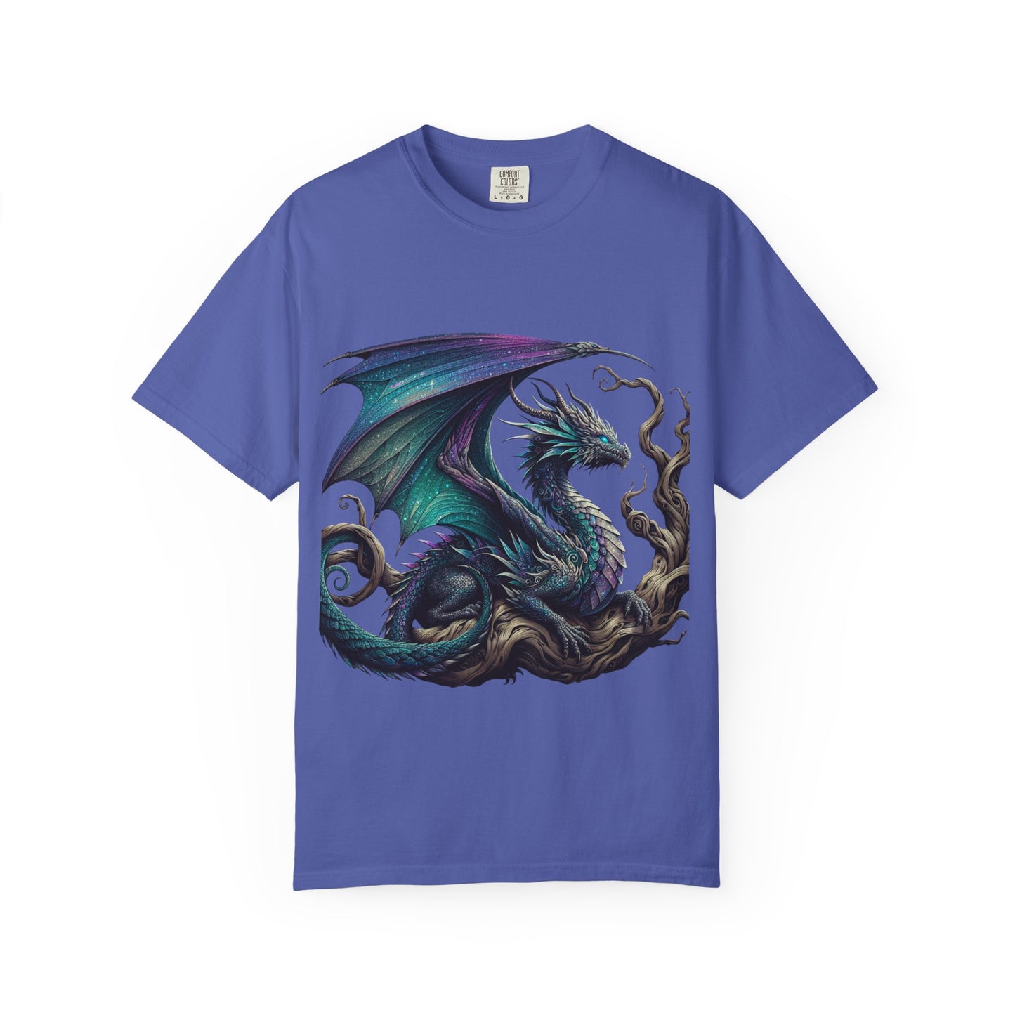 Fantasy Dragon & Art Pencil Unisex Garment-Dyed T-Shirt