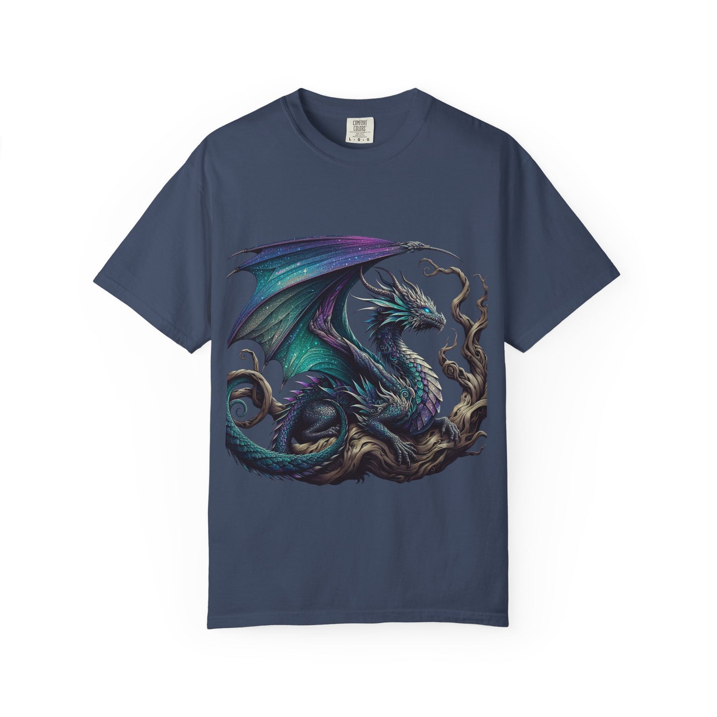 Fantasy Dragon & Art Pencil Unisex Garment-Dyed T-Shirt