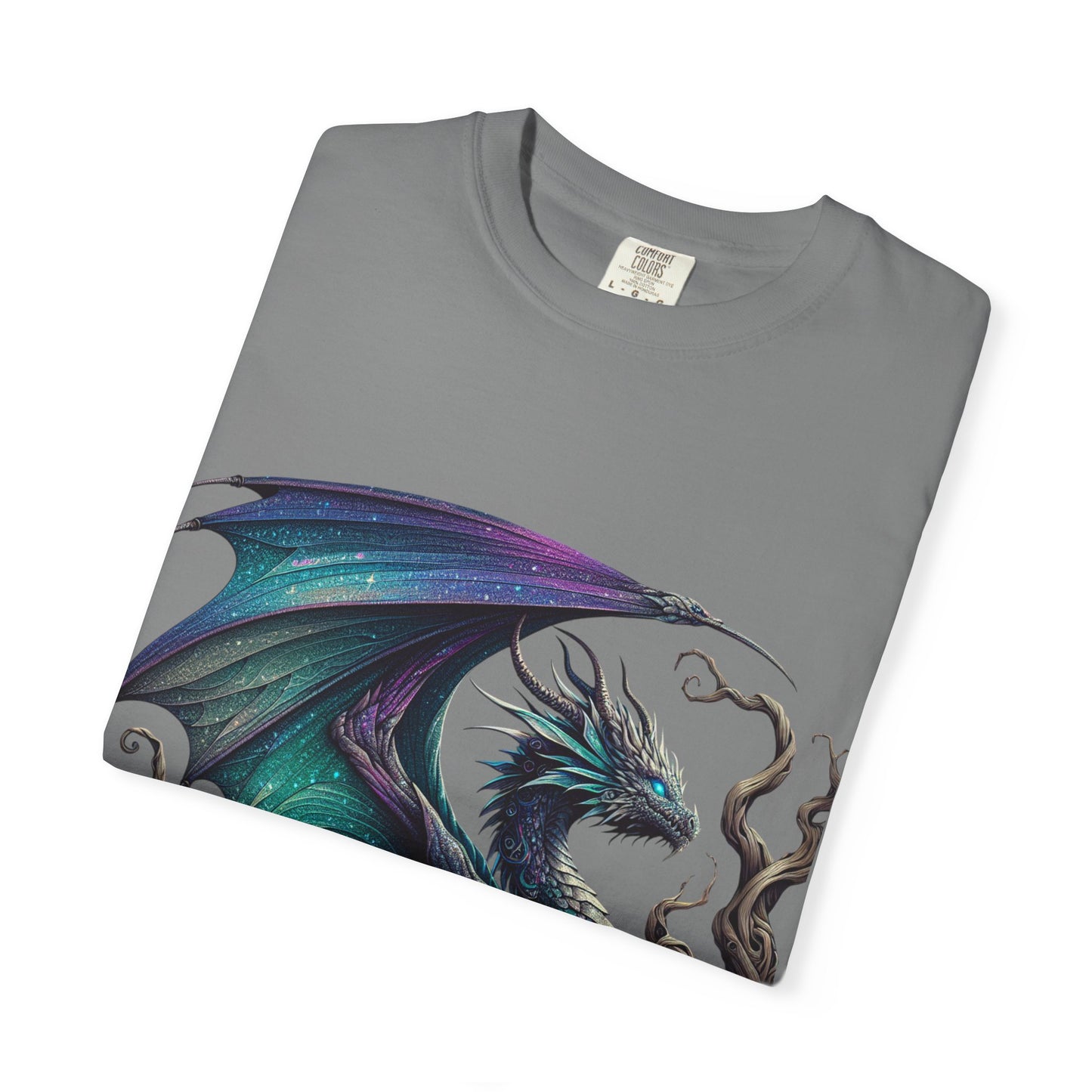 Fantasy Dragon & Art Pencil Unisex Garment-Dyed T-Shirt