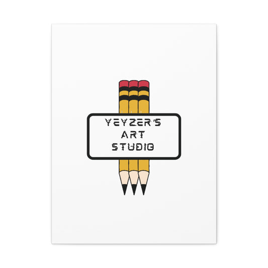 Creative Stretched Canvas Art for Artists, Personalized Wall Decor, Art Studio Sign, Gift for Art Lovers, Home Office Decoration