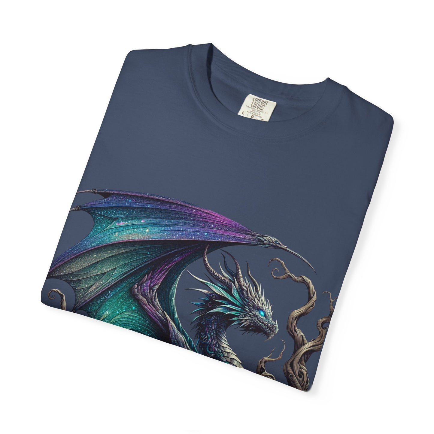 Fantasy Dragon & Art Pencil Unisex Garment-Dyed T-Shirt