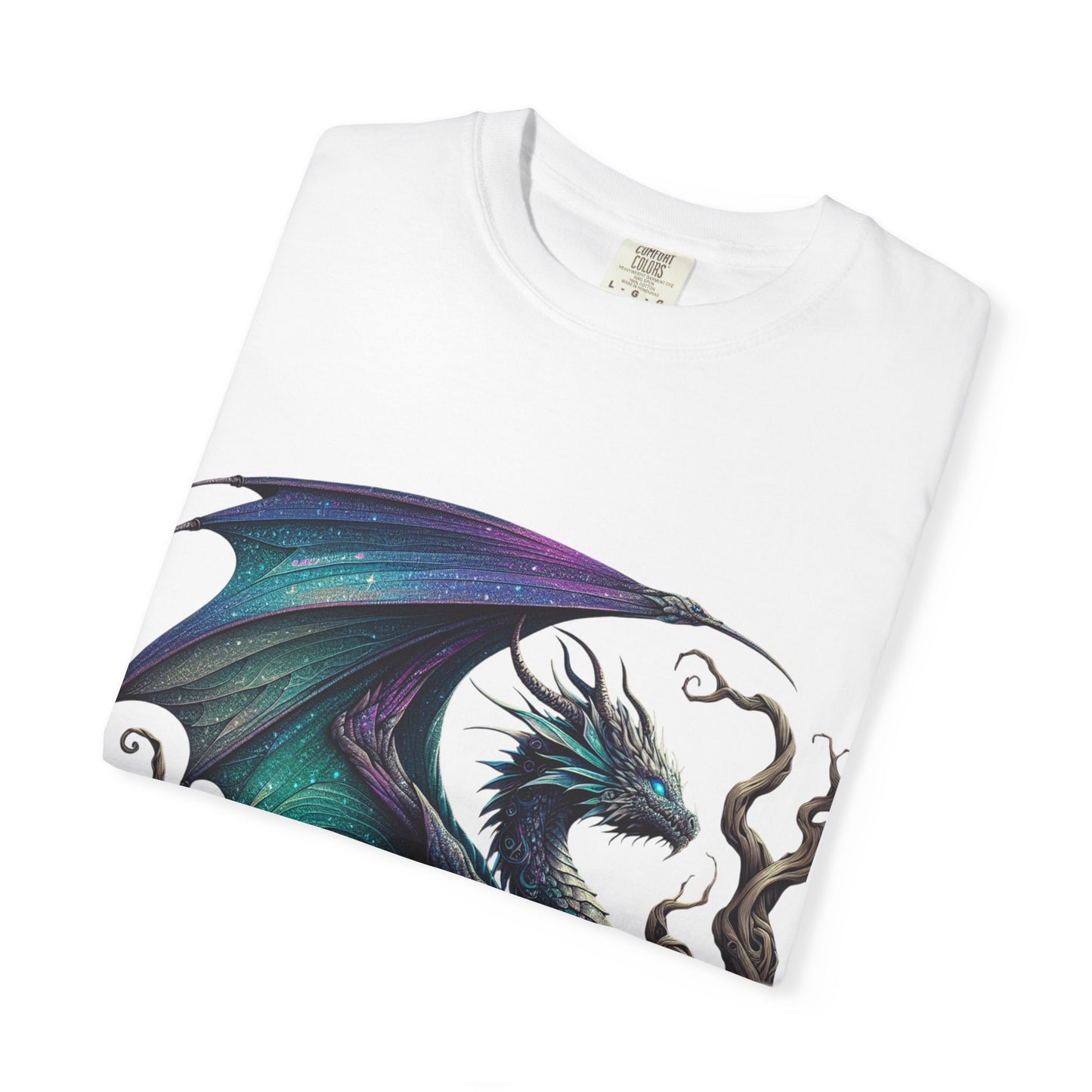 Fantasy Dragon & Art Pencil Unisex Garment-Dyed T-Shirt