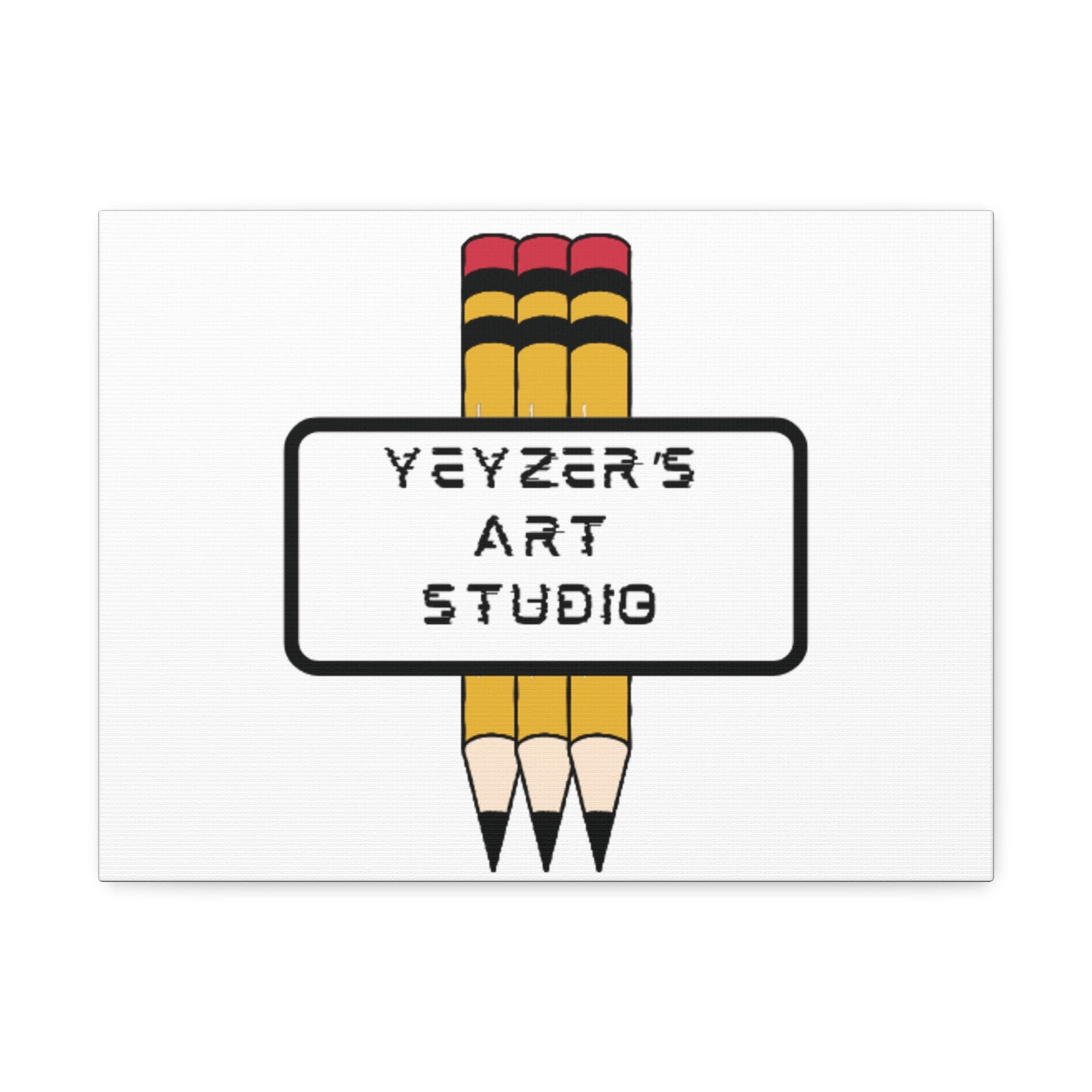 Creative Stretched Canvas Art for Artists, Personalized Wall Decor, Art Studio Sign, Gift for Art Lovers, Home Office Decoration