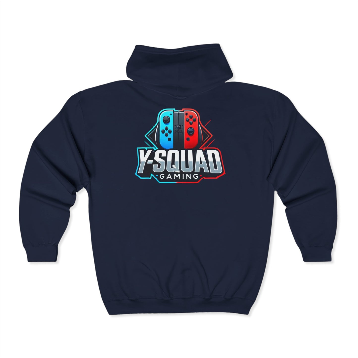 Unisex Gaming Hoodie, Y-Squad Gaming Sweatshirt, Cozy Gaming Apparel, Perfect Gift for Gamers, Comfortable Zip-Up Hoodie