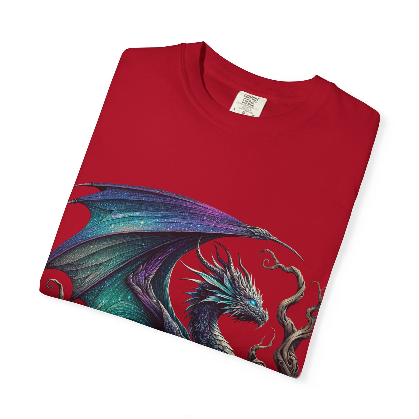 Fantasy Dragon & Art Pencil Unisex Garment-Dyed T-Shirt