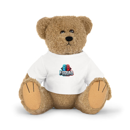 K-Squad Plush Toy with T-Shirt, Soft Bear, Cute Gift, Kids Stuffed Animal, Personalized Keepsake, Birthday Surprise