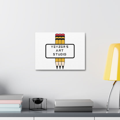 Creative Stretched Canvas Art for Artists, Personalized Wall Decor, Art Studio Sign, Gift for Art Lovers, Home Office Decoration