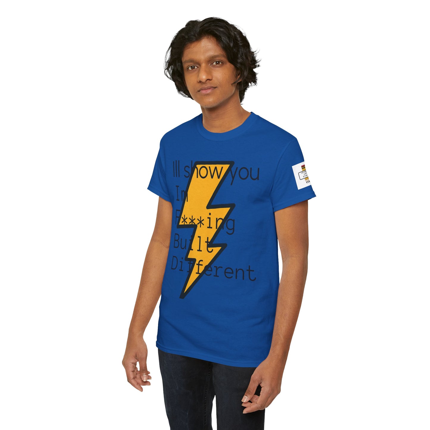 Built Different Unisex Heavy Cotton Tee - Bold Statement Shirt for Everyday Confidence