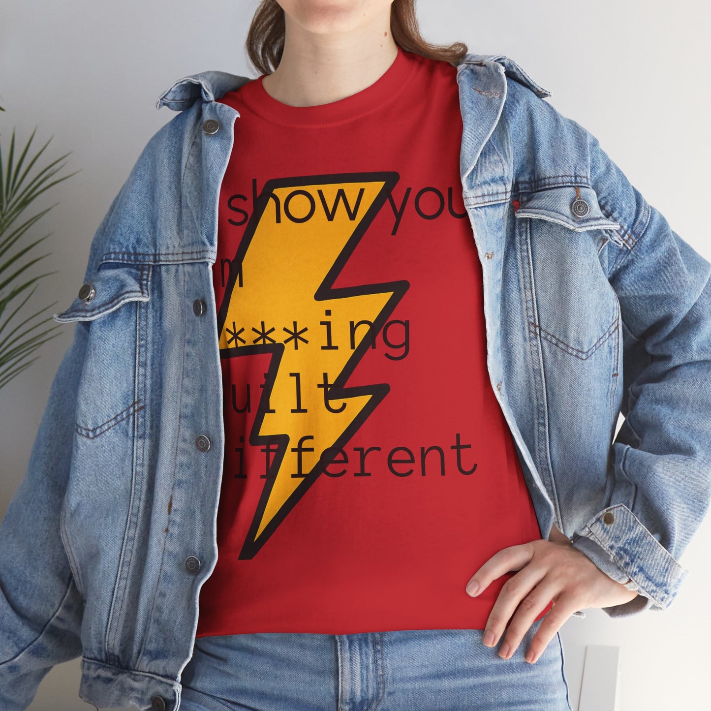 Built Different Unisex Heavy Cotton Tee - Bold Statement Shirt for Everyday Confidence