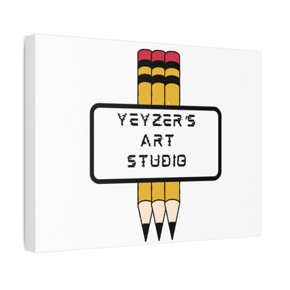 Creative Stretched Canvas Art for Artists, Personalized Wall Decor, Art Studio Sign, Gift for Art Lovers, Home Office Decoration