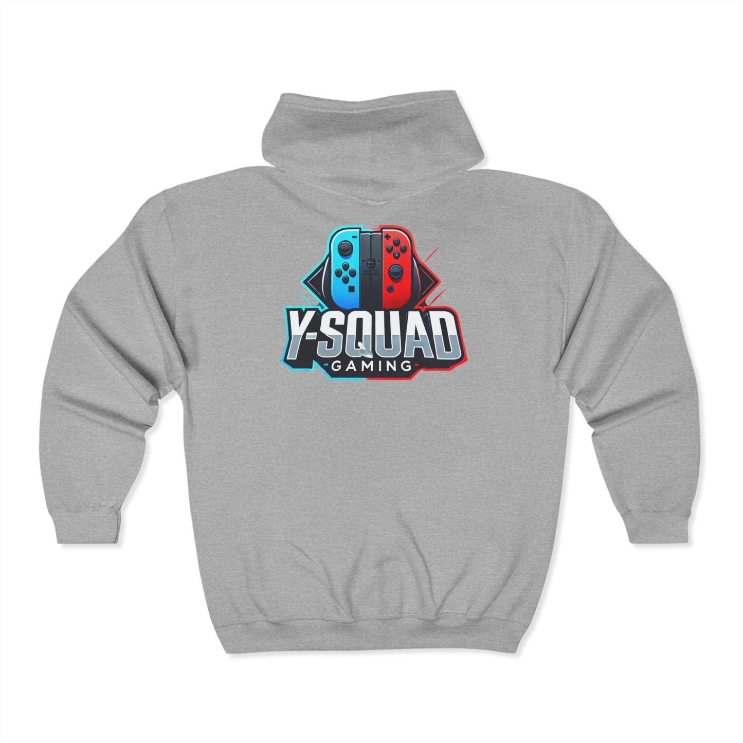 Unisex Gaming Hoodie, Y-Squad Gaming Sweatshirt, Cozy Gaming Apparel, Perfect Gift for Gamers, Comfortable Zip-Up Hoodie