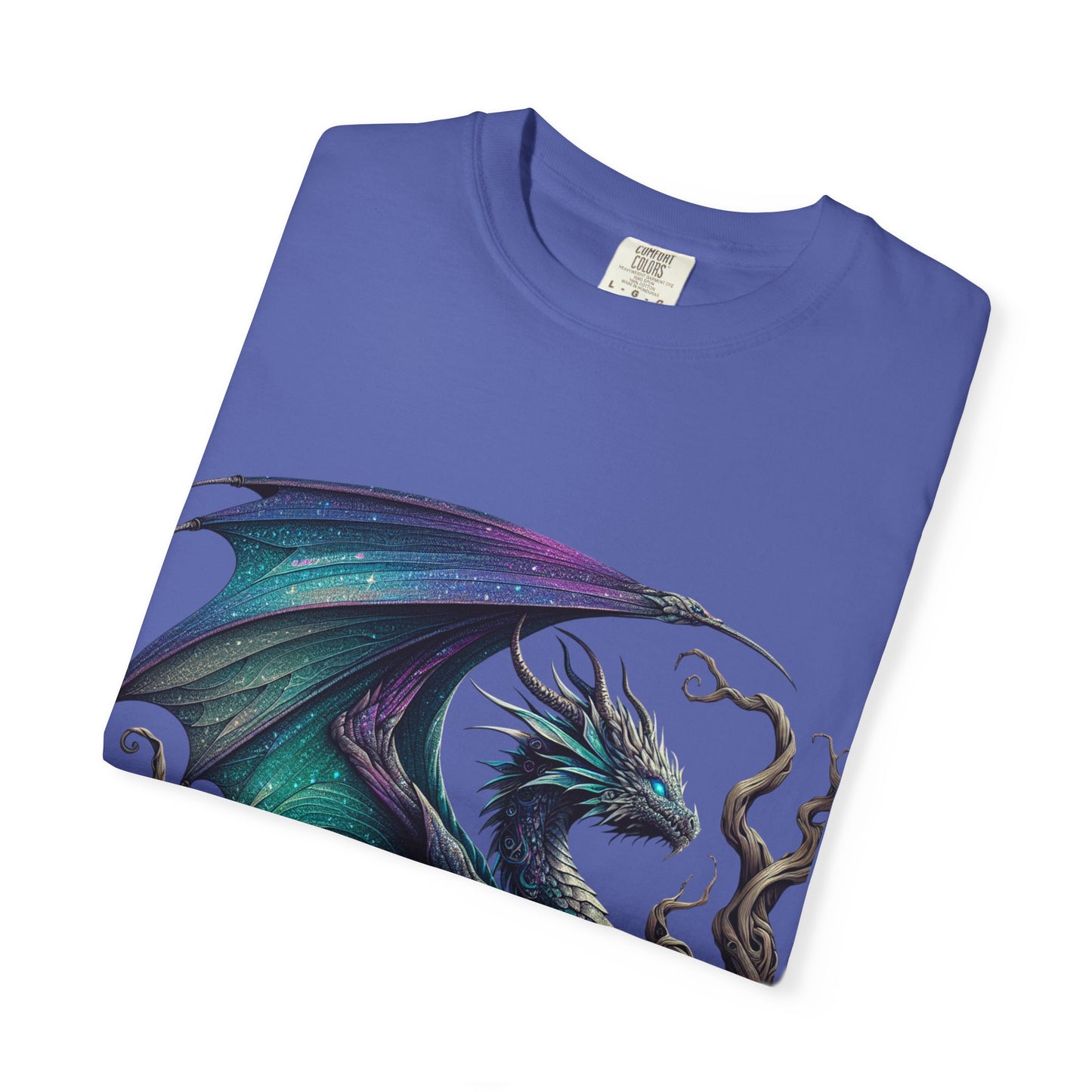 Fantasy Dragon & Art Pencil Unisex Garment-Dyed T-Shirt