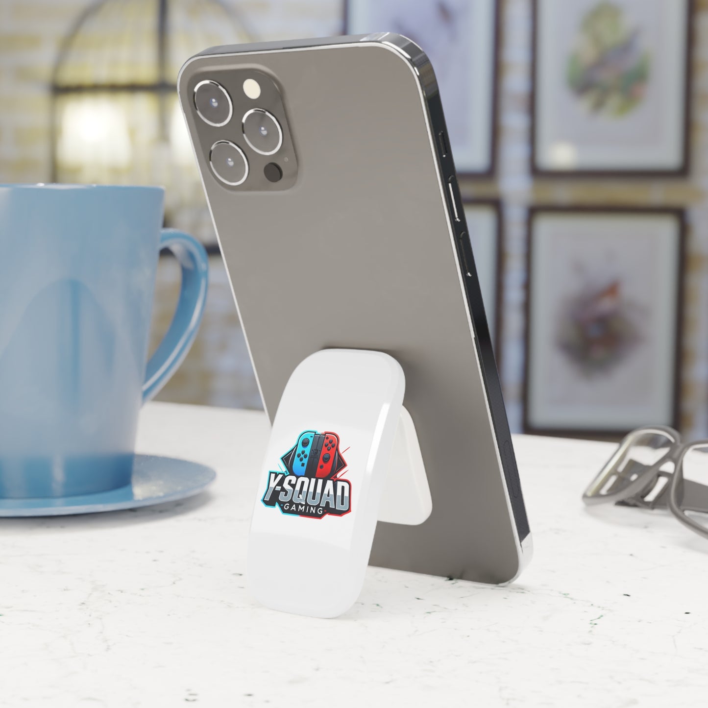 Gaming Phone Grip Holder, Y-Squad Mobile Accessory, Gamer Gift, Phone Stand, Controller Design
