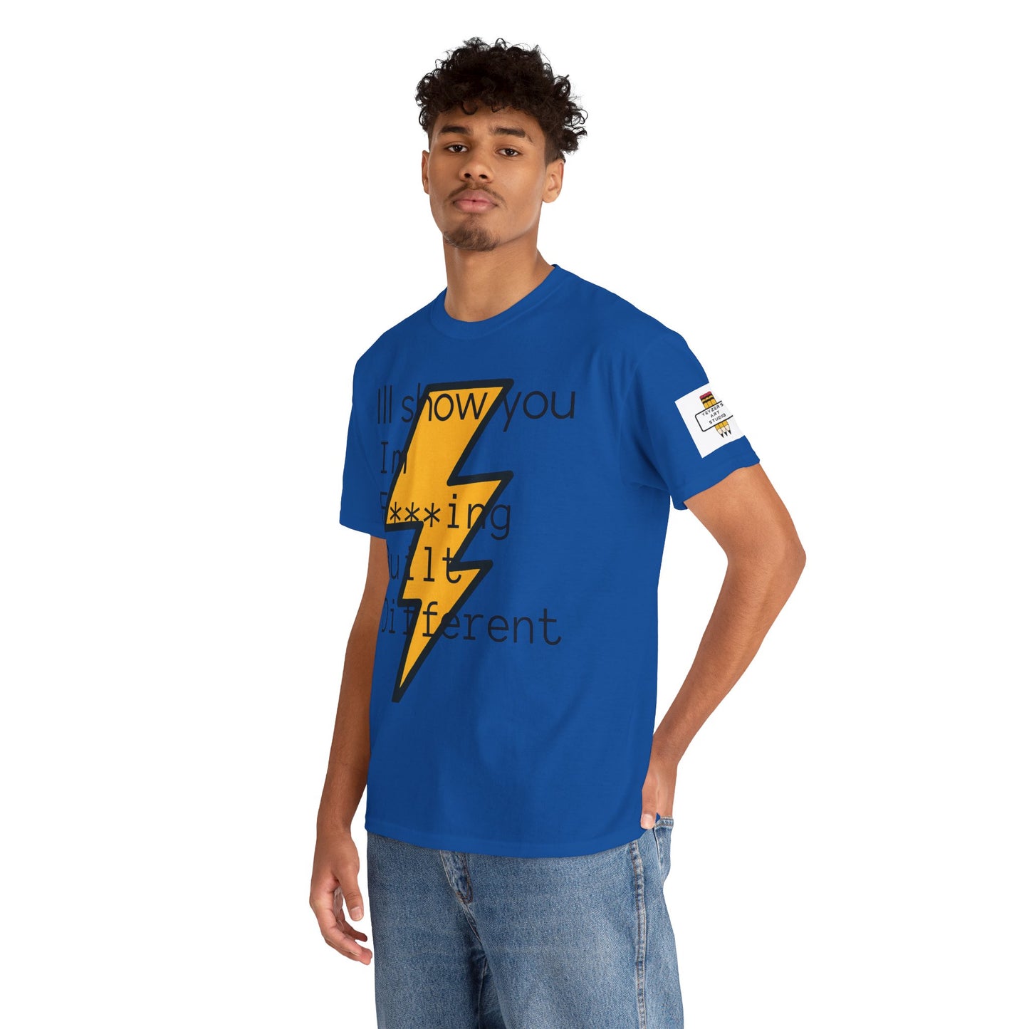 Built Different Unisex Heavy Cotton Tee - Bold Statement Shirt for Everyday Confidence
