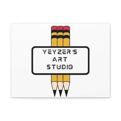 Creative Stretched Canvas Art for Artists, Personalized Wall Decor, Art Studio Sign, Gift for Art Lovers, Home Office Decoration