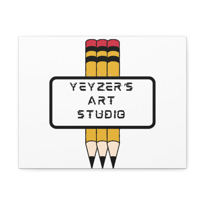 Creative Stretched Canvas Art for Artists, Personalized Wall Decor, Art Studio Sign, Gift for Art Lovers, Home Office Decoration