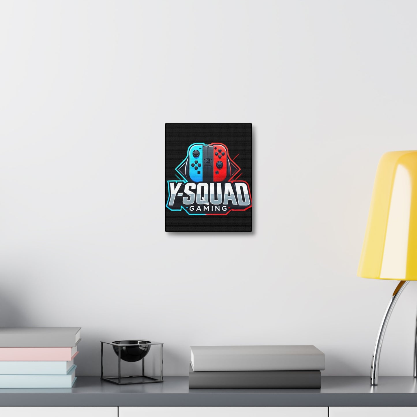Gaming Wall Art, Y-Squad Canvas Print, Cool Gaming Decor, Video Game Room Art, Gamer Gift Idea, Esports Wall Decor
