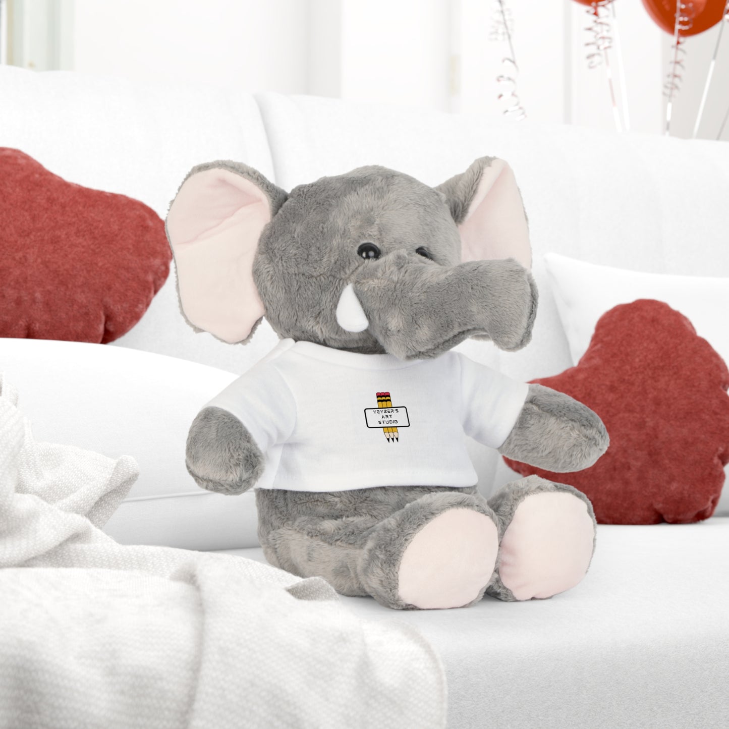 K-Squad Plush Toy with T-Shirt, Soft Bear, Cute Gift, Kids Stuffed Animal, Personalized Keepsake, Birthday Surprise