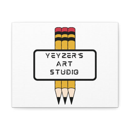 Creative Stretched Canvas Art for Artists, Personalized Wall Decor, Art Studio Sign, Gift for Art Lovers, Home Office Decoration