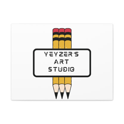 Creative Stretched Canvas Art for Artists, Personalized Wall Decor, Art Studio Sign, Gift for Art Lovers, Home Office Decoration