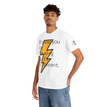 Built Different Unisex Heavy Cotton Tee - Bold Statement Shirt for Everyday Confidence