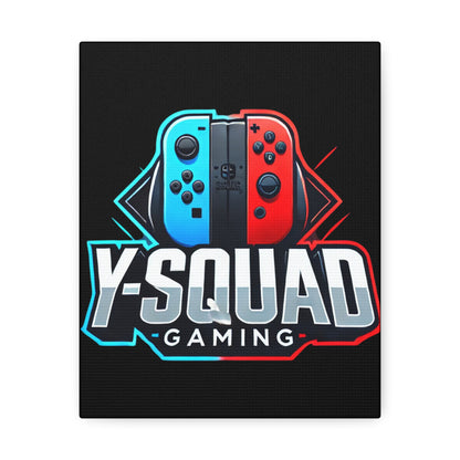 Gaming Wall Art, Y-Squad Canvas Print, Cool Gaming Decor, Video Game Room Art, Gamer Gift Idea, Esports Wall Decor