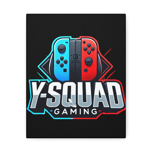 Gaming Wall Art, Y-Squad Canvas Print, Cool Gaming Decor, Video Game Room Art, Gamer Gift Idea, Esports Wall Decor